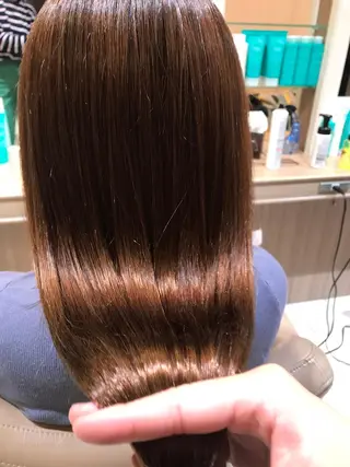ロング パーマ 当日予約🆗✂︎ ウエモト　タクのヘアスタイル