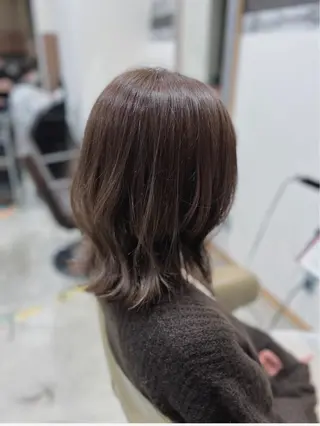 ミディアム カラー 五反田　美容院☆張 明星☆韓国ヘアのヘアスタイル