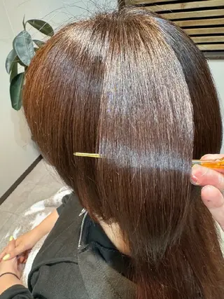 ミディアム 上原 嘉代子のヘアスタイル