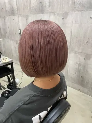 ショート カラー LUXBE LUCE ひなののヘアスタイル