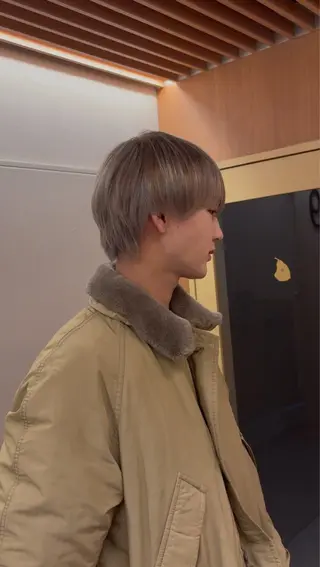 ミディアム カラー メンズ メンズバレイヤージュ 🔥メンズカット🔥のヘアスタイル