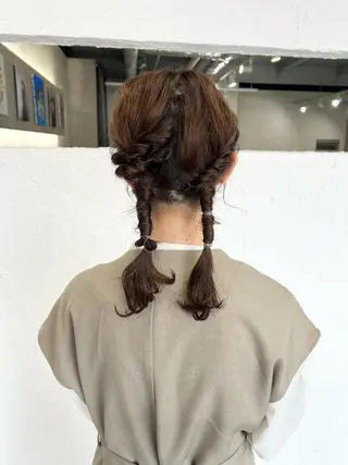 ヘアアレンジ eim AYUKAのヘアスタイル