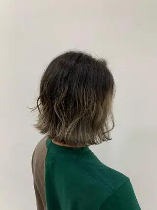 ショート カラー 🥀韓国ヘア🥀 宮津真菜のヘアスタイル