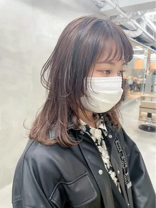 セミロング レイヤーカット 🪩yurikaのヘアスタイル