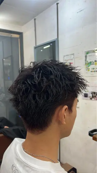 ショート メンズウルフ 船木🫡のヘアスタイル