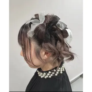 ヘアアレンジ 韓国ヘア 🎀中川綾乃🎀のヘアスタイル