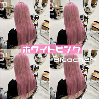 ロング カラー 渋谷🩶ハイトーン 🩶FUMUのヘアスタイル