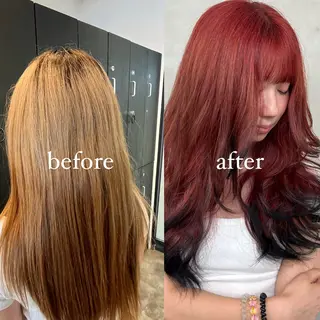 カラー 透明感カラー ✨️さとりんのヘアスタイル