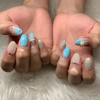 セミロング 竹下 凌香のネイルデザイン