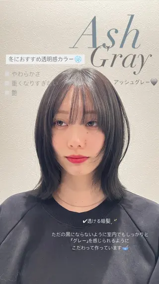 ショート カラー navi/レイヤー ハッシュカット/愛華のヘアスタイル