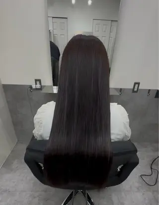 ロング 🫧とぅるん艶髪🫧 透明感カラー×猿渡のヘアスタイル