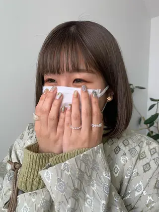 ショート カラー ネイル 【淡色color/ nail】maikoのネイルデザイン