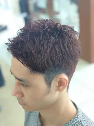 ショート カラー メンズ 吉村 周馬のヘアスタイル