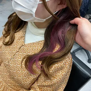 セミロング 🫧艶髪/ブリーチ 🐳honami🫧のヘアスタイル