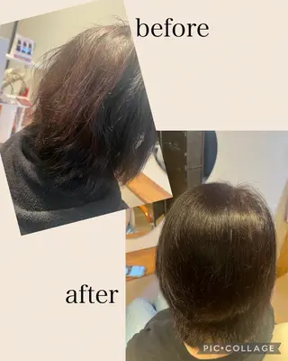 ミディアム カラー プライベートサロン LOHASSALONのヘアスタイル