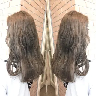 セミロング カラー パーマ ヘアアレンジ メンズ ネイル マツエク・マツパ サロンドミルク 原宿のヘアスタイル