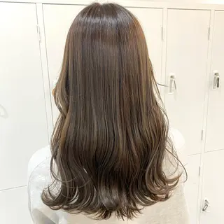 ロング カラー パーマ ヘアアレンジ メンズ アイブロウ 🍒透明感カラー/ emiri🍒のヘアスタイル