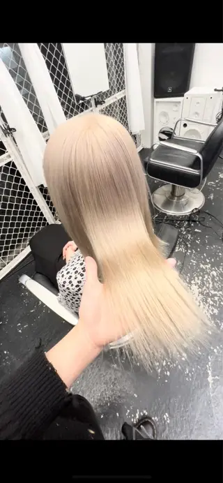 セミロング カラー ヘアアレンジ HARU//原宿🤍 リピート率NO.1のヘアスタイル