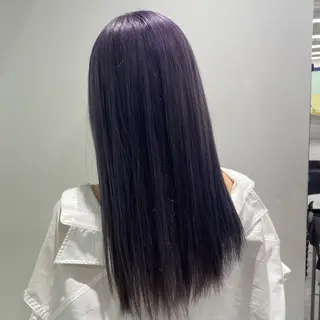 セミロング ウルフ&レイヤー特化 まとまる美髪矯正のヘアスタイル