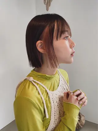ショート カラー 柔らかい透明感カラー 🎀maria🎀のヘアスタイル