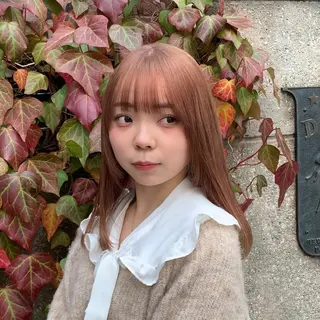 ミディアム カラー れい🫧 ハイトーン特化のヘアスタイル