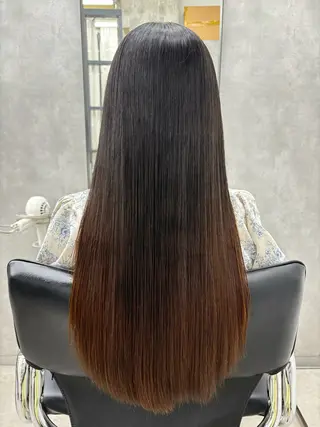 ロング すぐ巻ける縮毛矯正 🍀勝倉　麗のヘアスタイル