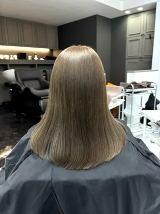 ロング I S所属・🪞透明感カラー🫧 縮毛矯正🥇かずきのヘアスタイル