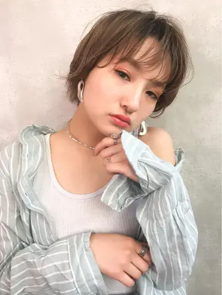 ショート fit stand /HIIRAGIのヘアスタイル