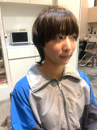 ショート カラー 🌈圧倒的デザイン力 内井省吾のヘアスタイル
