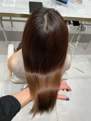 カラー レイヤー/顔周り /透明感/TAKUのヘアスタイル