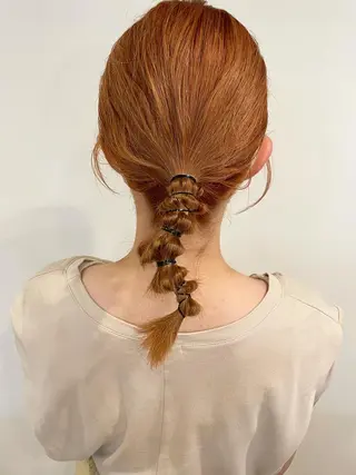 ミディアム カラー 佐藤 永夏のヘアスタイル