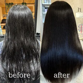 ロング ✨似合わせボブ✨ 縮毛矯正のヘアスタイル