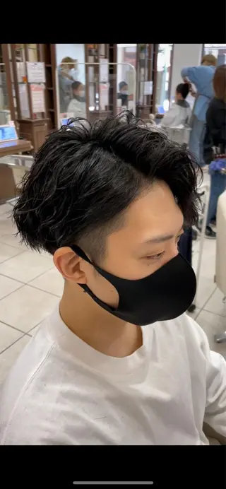 ショート パーマ 大澤　裕貴 【メンズカット】のヘアスタイル