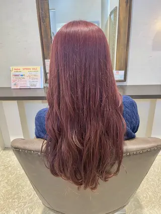 ロング 田中 和可のヘアスタイル