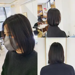 ミディアム カラー 🎨インナーカラー が得意👍新垣⚜️のヘアスタイル