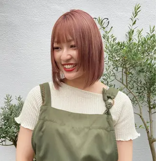 ミディアム so.所属・🌿自然なハイトーン 竹本悠太郎のヘアスタイル
