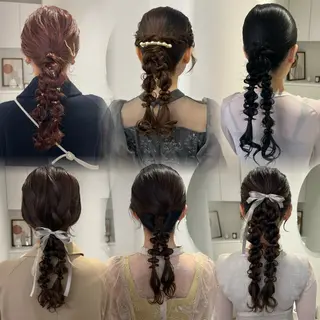 ヘアアレンジ アレンジ/ブラウン カラー HARU🕯のヘアスタイル