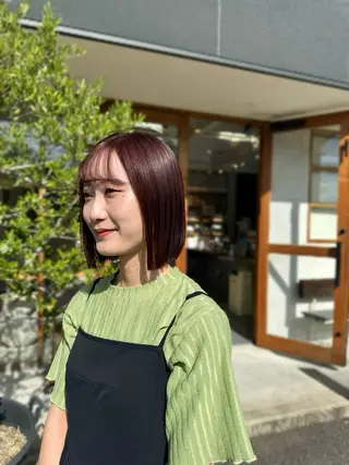 ミディアム momoka 女性限定のヘアスタイル