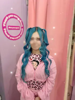 ロング カラー さくら 🌸エクステのヘアスタイル