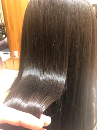 ロング カラー 笠原 健人のヘアスタイル