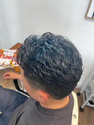 パーマ メンズ 佐藤 茉実のヘアスタイル