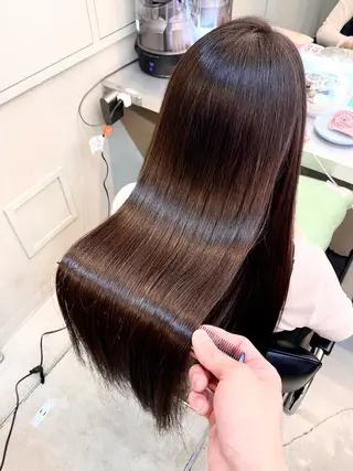 ロング パーマ 艶髪と透明感を ‼️/若林のヘアスタイル