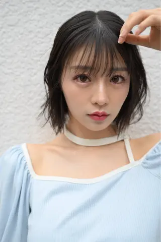 ミディアム パーマ 小顔似合わせカット ┊︎＊AYANO＊のヘアスタイル