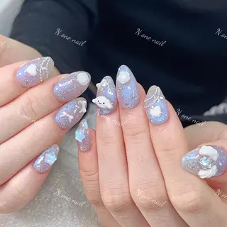 ネイル 長いだし/スカルプ/ パラシェルN.oneのネイルデザイン