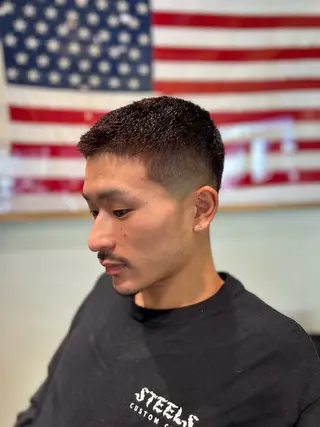 ショート LOSOME CUT WORKS所属・鈴木 航のヘアスタイル