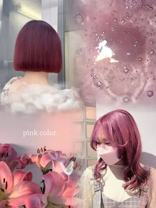 セミロング カラー 🍊暖色/ショート chihiro🌼ོのヘアスタイル