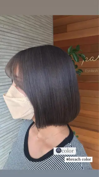ショート 透明感カラー wacoのヘアスタイル