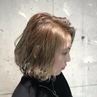 ミディアム カラー 🌟横浜THREE 店長担当🌟のヘアスタイル