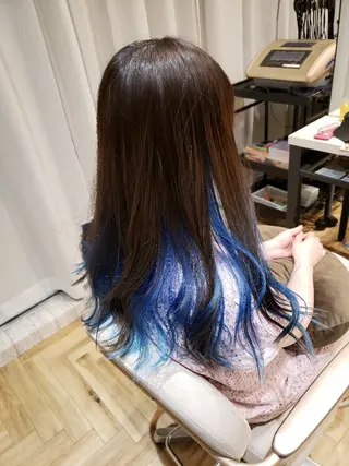 セミロング 透明感カラー×髪質改 善✨️町田築✨️のヘアスタイル