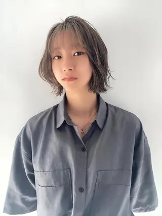 ミディアム 田川 弥空のヘアスタイル